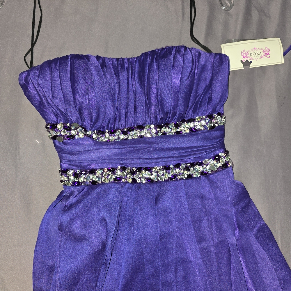 NWT Bora Elegant Purple Cocktail Dress Size XS